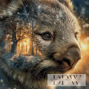 CreatiVartによるWombats Traum（140色）