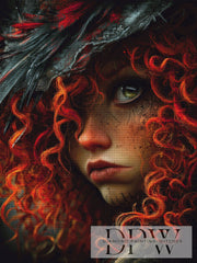 Little dark red witch by QN with 170 colors