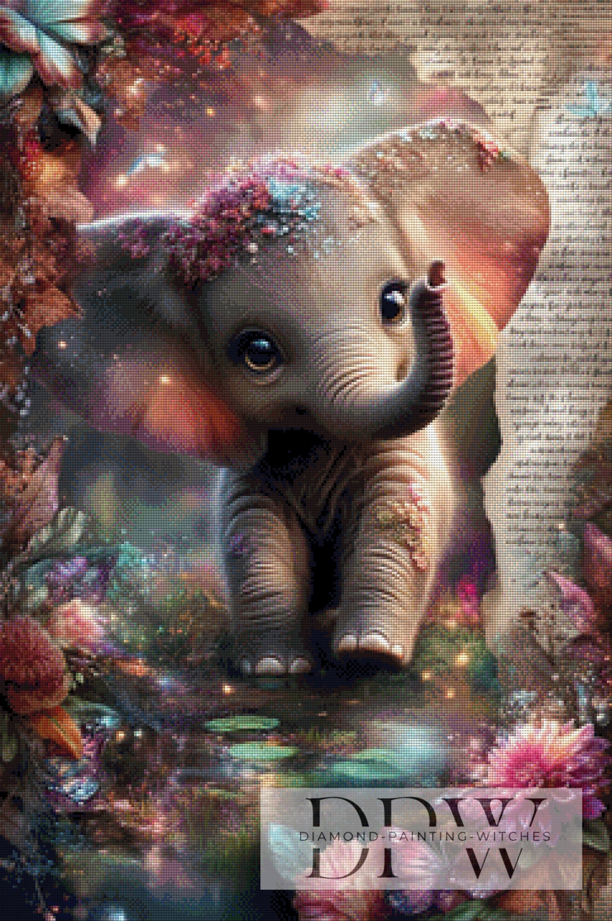 Vintage Baby Elefant by ellufija mit 250 Farben