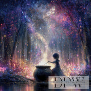 Little Forest Witch by ellufija with 230 colors