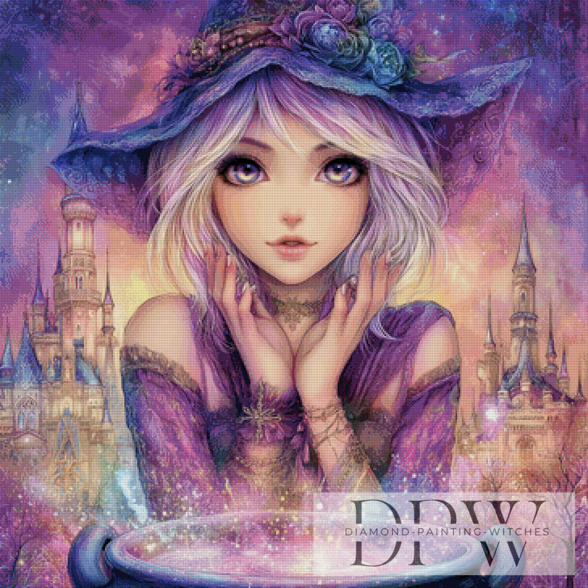 Die Magie der violetten Nacht by _Sweet_Loco_AI mit 200 Farben