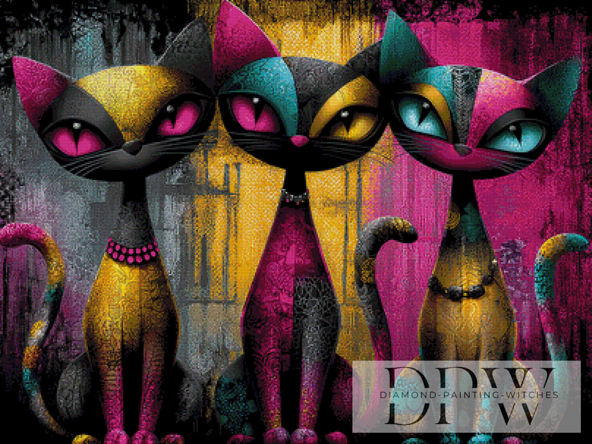 Chromatic Cats by CreatiVart 250 colors