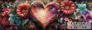 Heart in a Sea of Flowers by ellufija with 360 colors