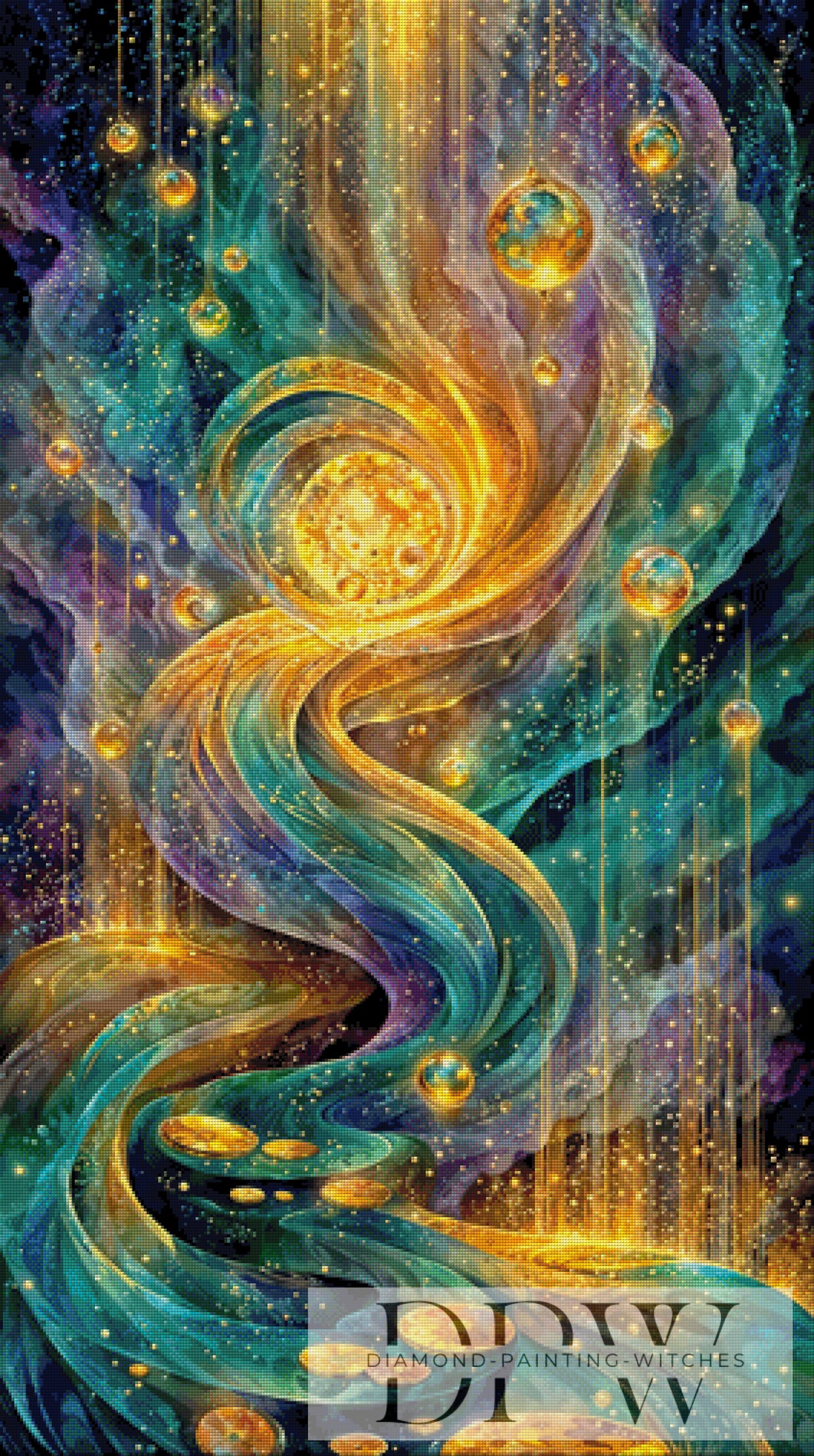 Abstract Galaxy by Pixxel Pics mit 260 Farben