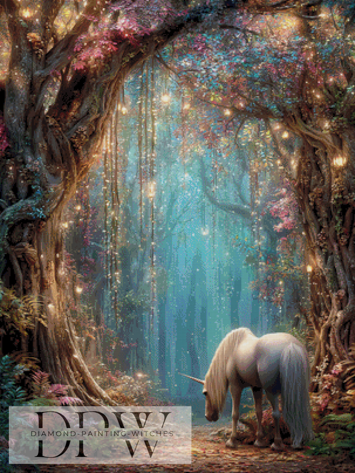 Moonlit Unicorn by Elly_A.I. with 250 colors