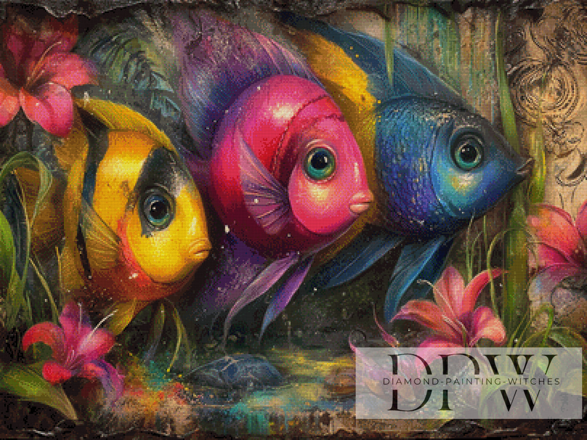 Rainbow Reef Trio by CreatiVart 320 colors