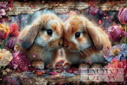Bunny Cuddles by ellufija with 340 colors
