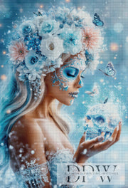 Iceflower-Skull Muerta by theA.art（180色）