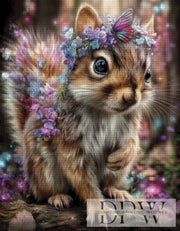 Flower Squirrel by CleoDora mit 230 Farben