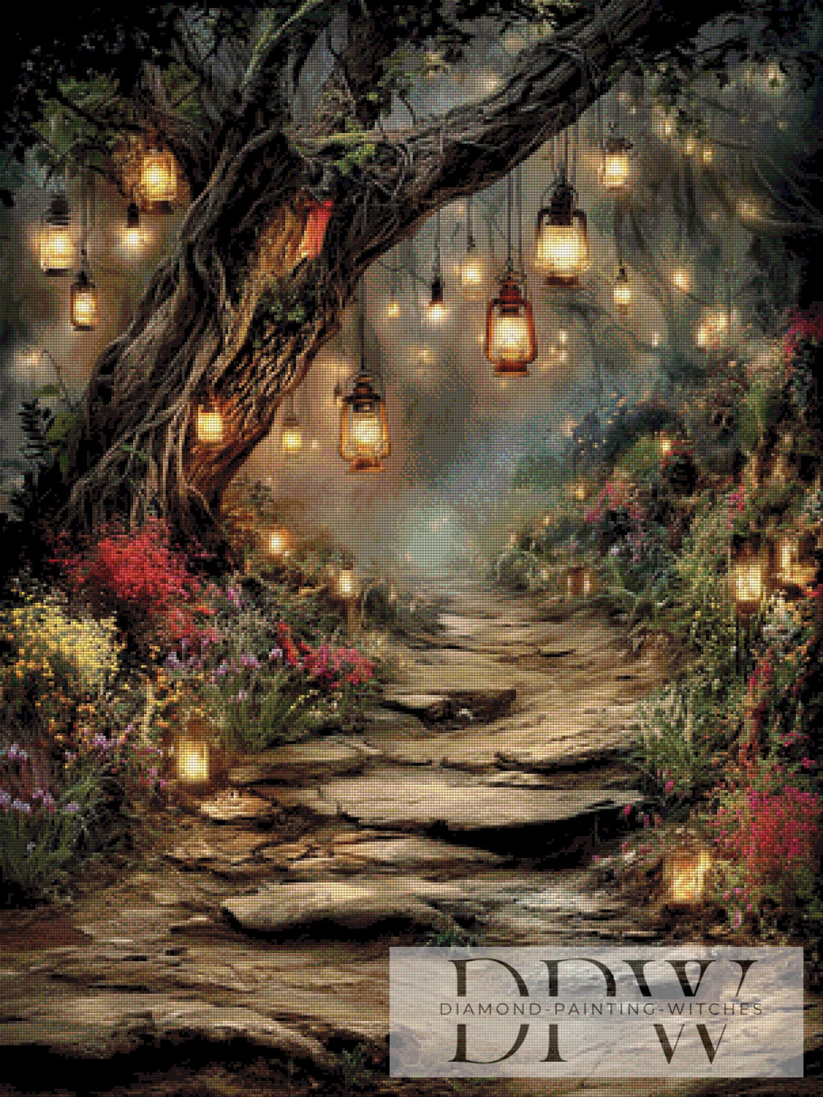 Lantern Path by QN with 170 colors