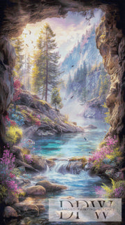 By the Brook by ellufija with 230 colors