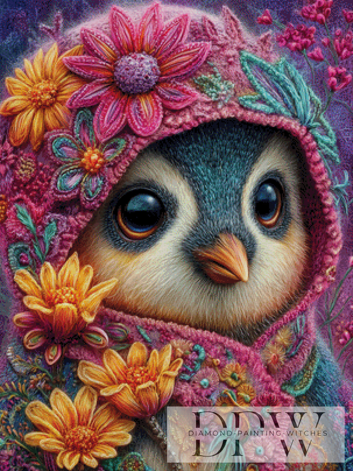 Strickpingu by Sweet_Loco_AI mit 340 Farben