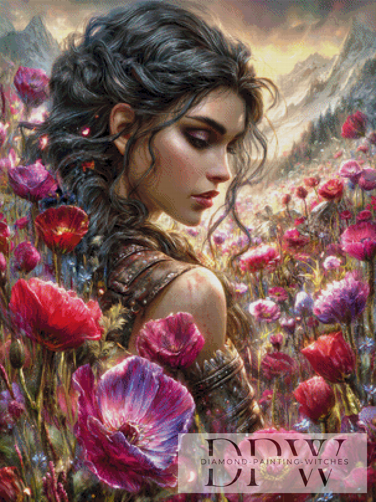 Lately in the Flower Field by CreatiVart with 300 Colors