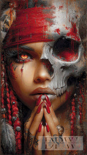 Lady Skullface by Elly_A.I. with 180 colors