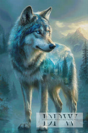Himalaya Wolf by Elly_A.I. with 140 colors