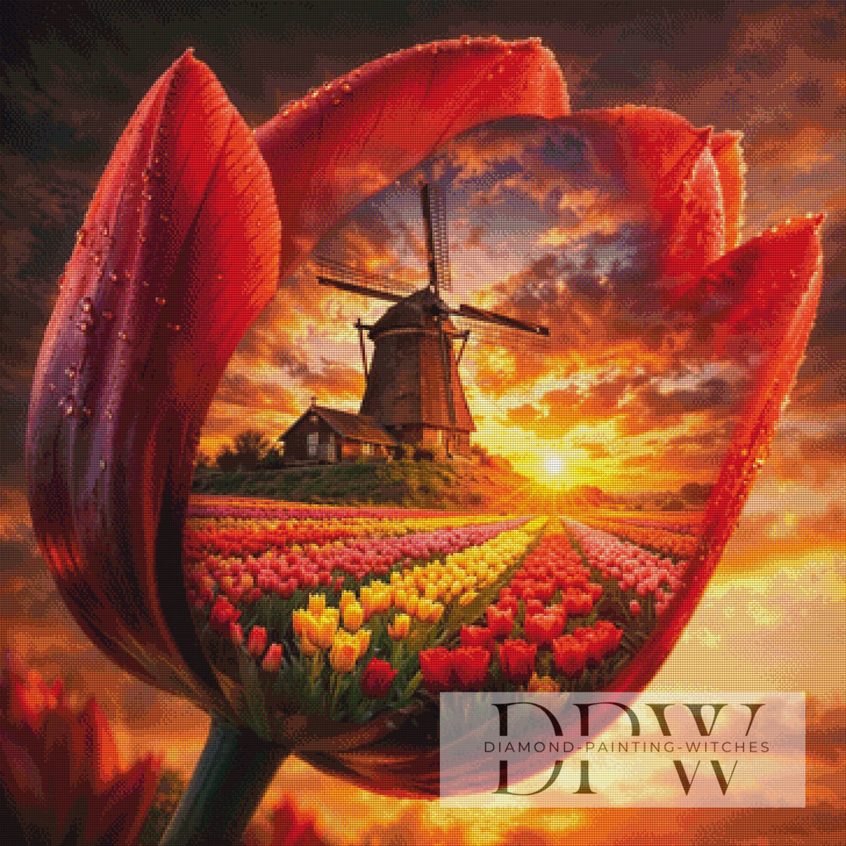 Holland in der Tulpe by Pixxel Pics mit 170 Farben