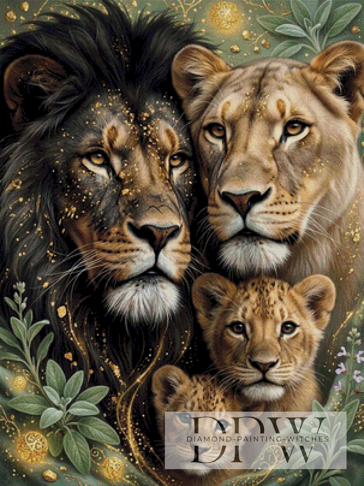 Lion Family by Casalla Vendetta mit 150 Farben