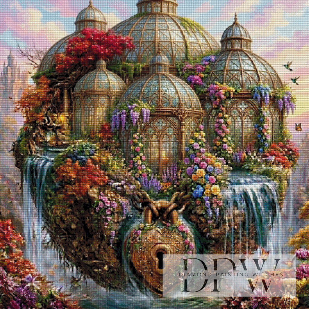 Casalla Vendettaによる350色の「花の空想（Blumenluftschloß）」