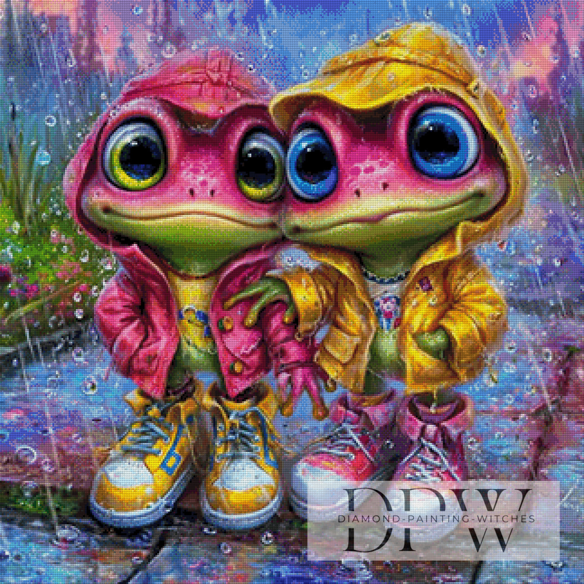 Quak Brothers in the Rain by Catill 340 colors