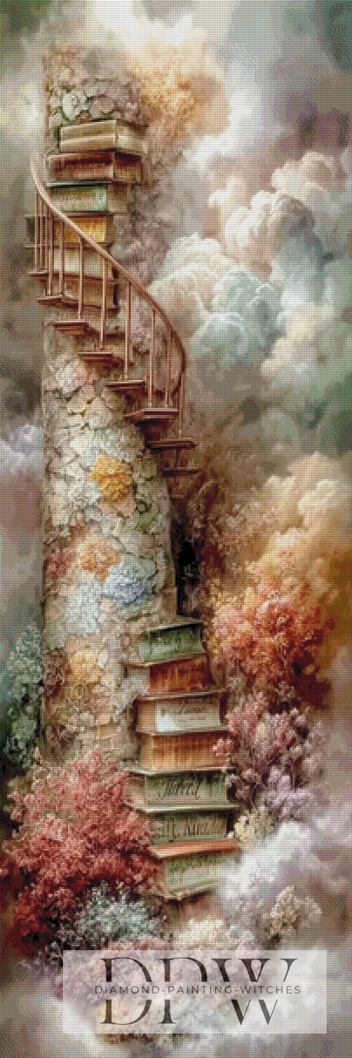 Büchertreppe by Catill mit 180 Farben