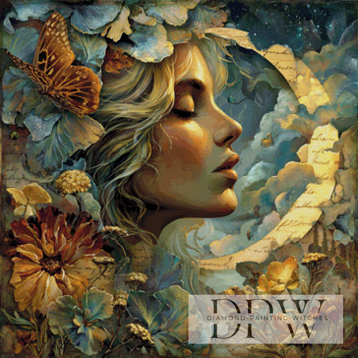 Moonflower Thoughts by CreatiVart with 180 colors