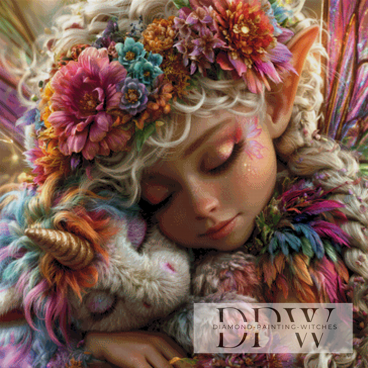 Cuddly unicorn by CreatiVart with 360 colors