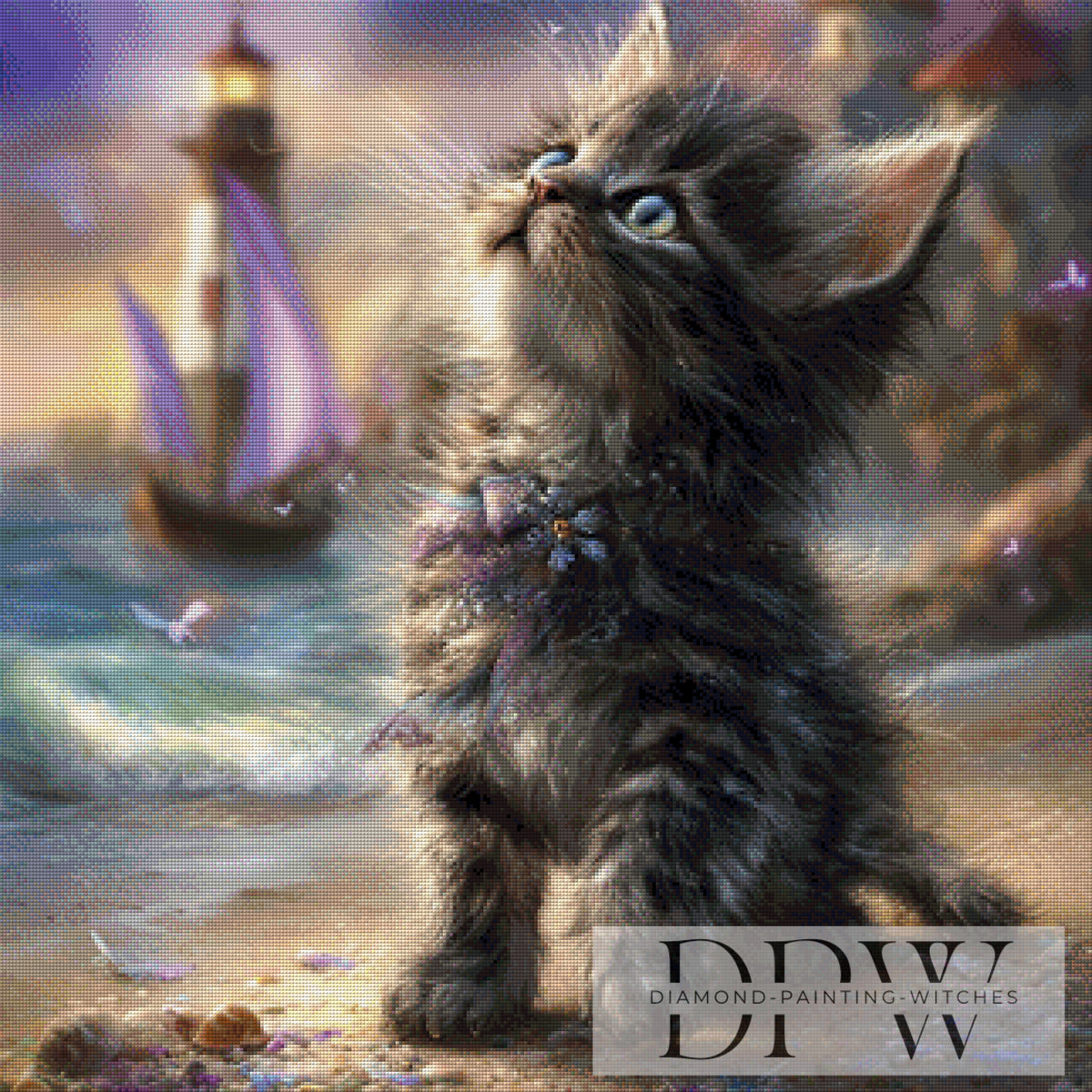 Beach Cat by Maggie with 170 colors