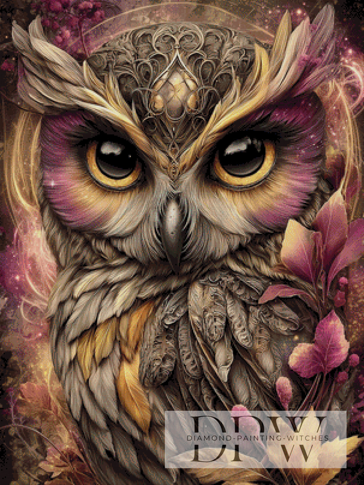 Sweet_Loco_AI作「Käuzchen Klara」、75x100、150色