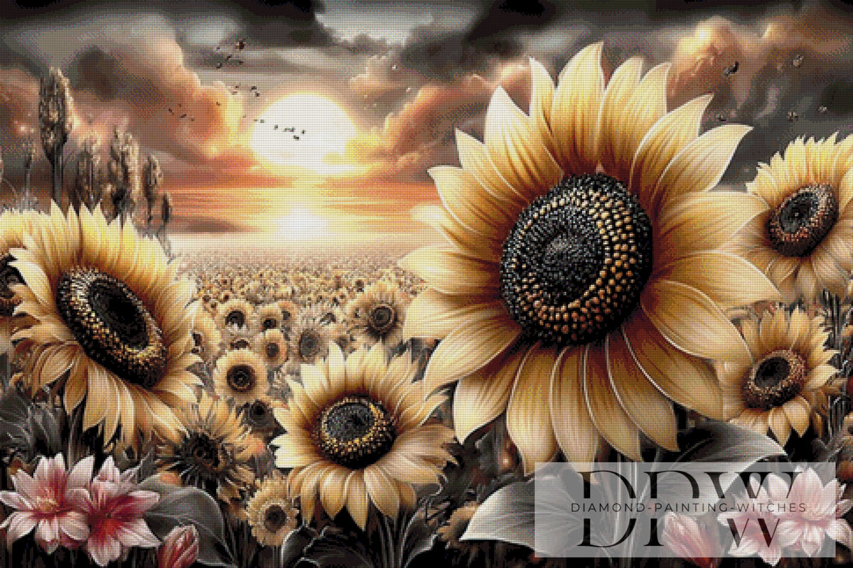 Sunflower Field by theA.art with 180 colors