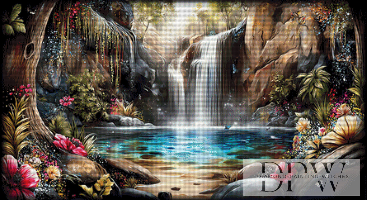 Waterfall of Dreams by theA.art with 310 colors