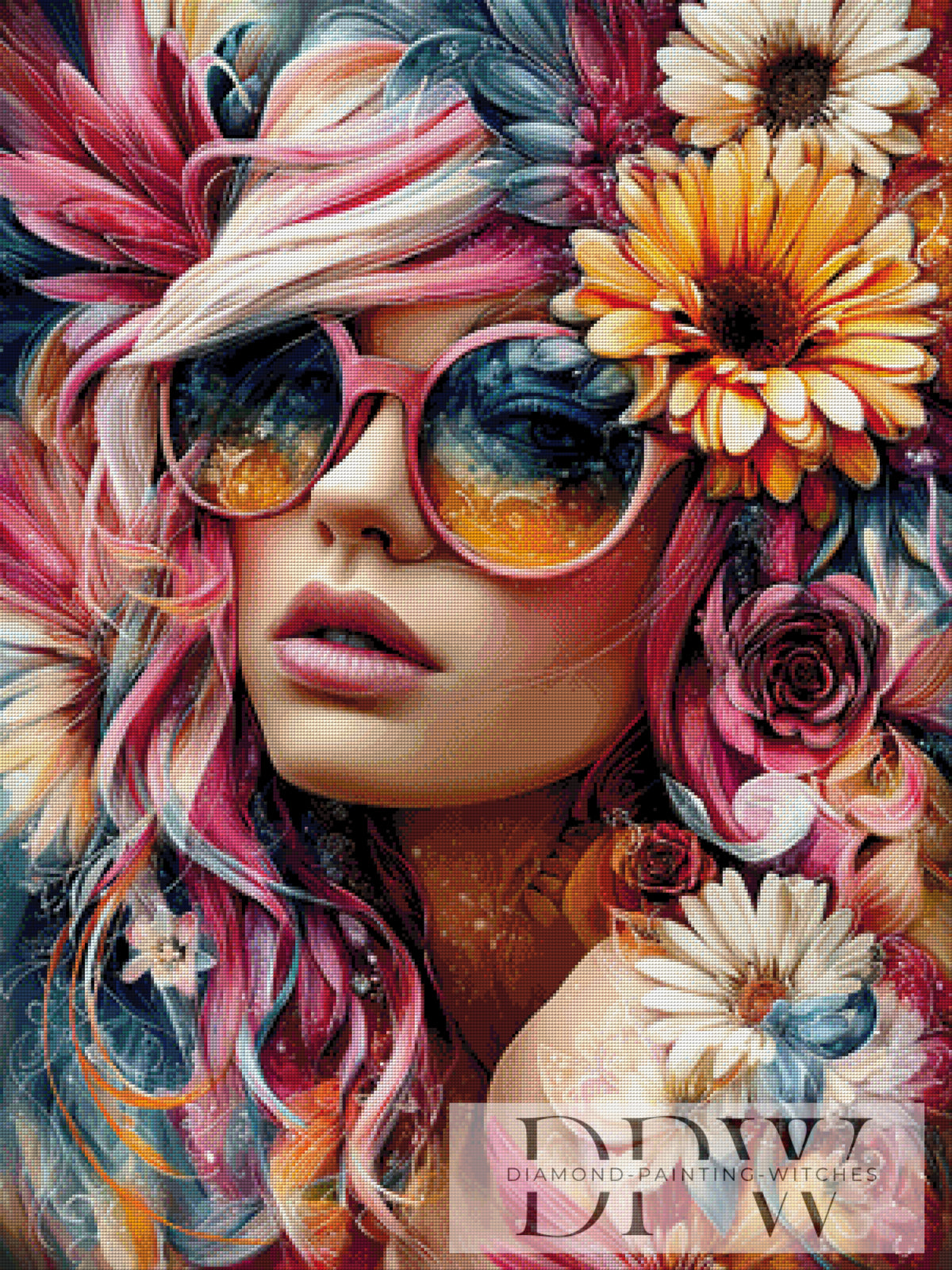 The power of flowers by theA.art mit 320 Farben