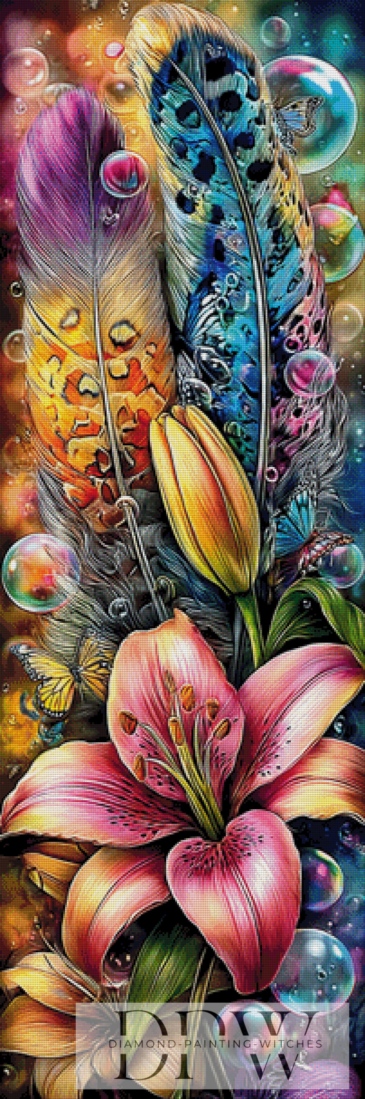 Lilienfeder by theA.art mit 447 Farben