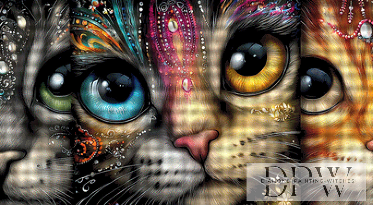 Furry Friends Trio by theA.art with 310 colors