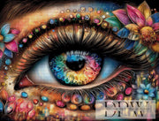A colorful eye by theA.art with 400 colors