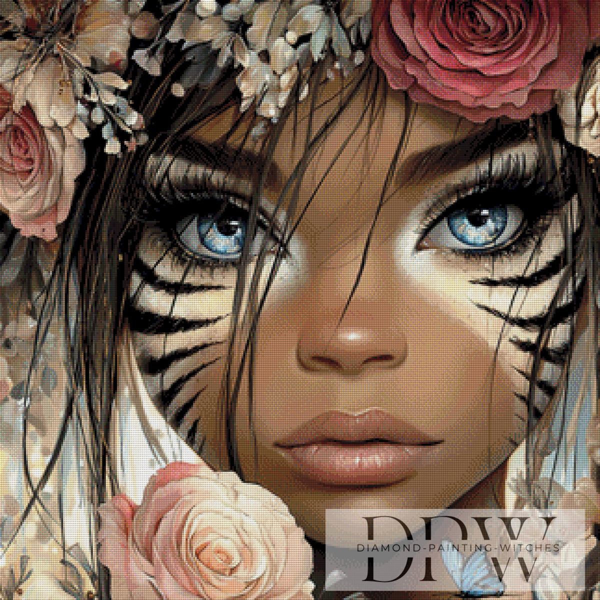 Tigermädchen by theA.art mit 190 Farben