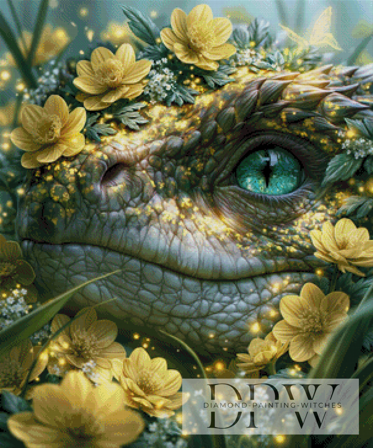 Verträumter Drache by Lisa Morgan mit 210 Farben