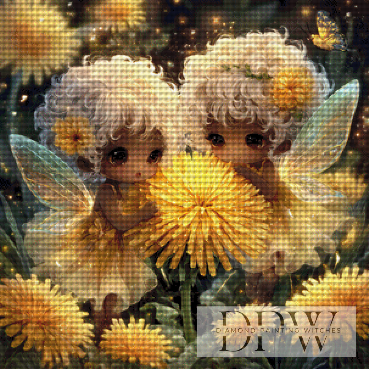 リサ・モーガン著『たんぽぽの海に棲む妖精たち』190色入り