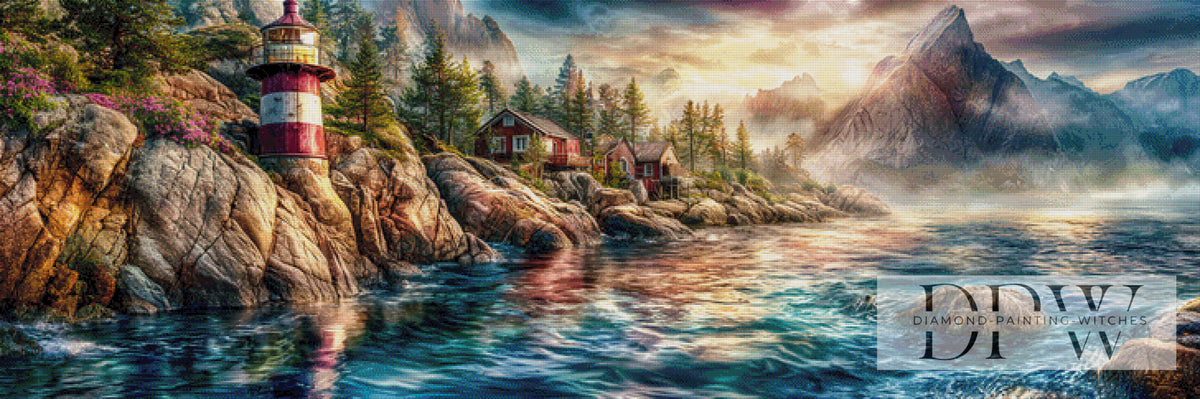 「Fjord der Träume」（ellufija作）、330色