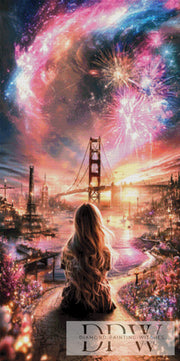 ellufijaによる「Feuerwerk des Lebens」（人生の花火）、230色使用