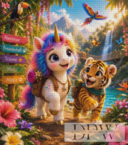 ellufijaによる「Lumi und Timmy」、370色使用