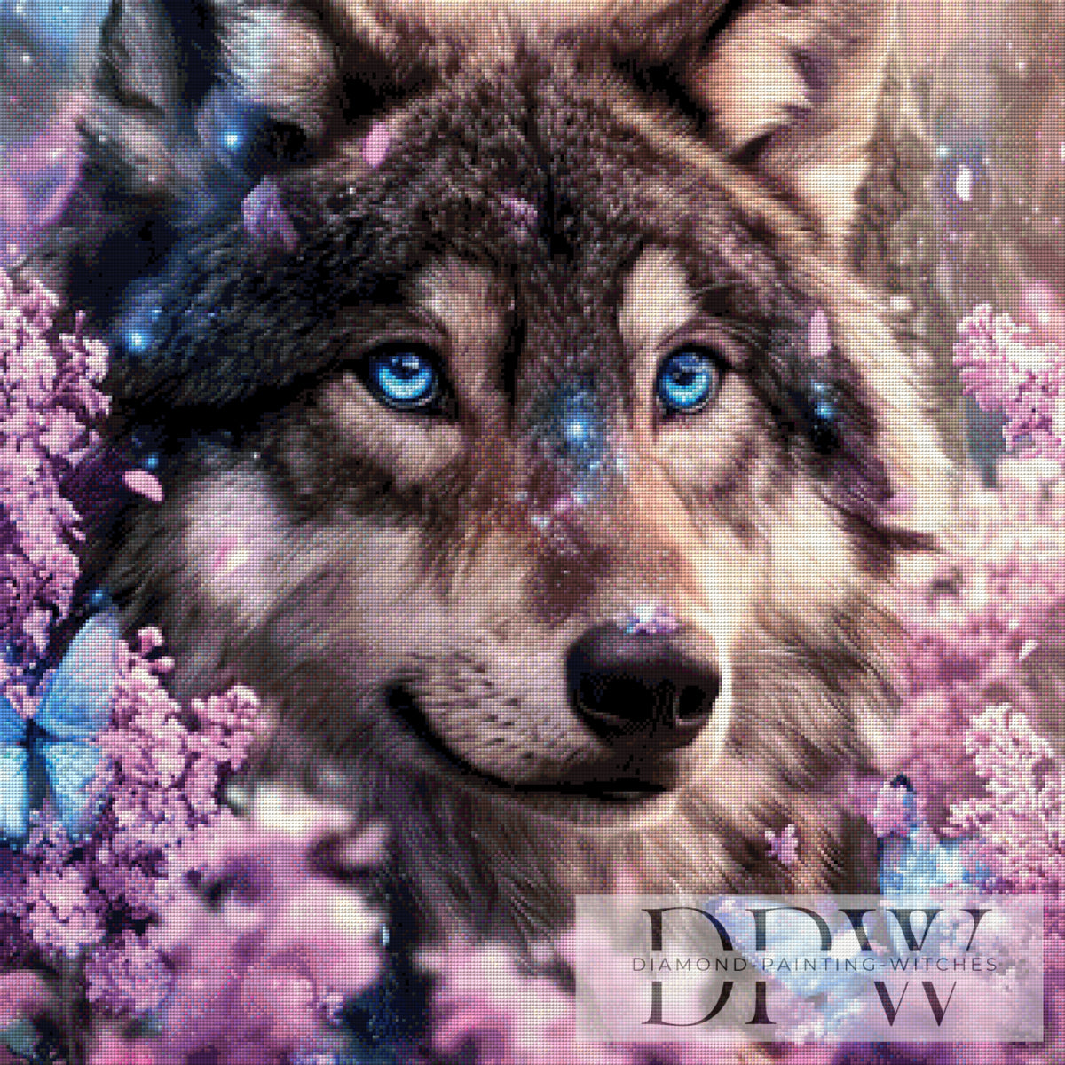 Blütenwolf by ellufija with 160 colors