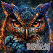 Beaded owl by Maggie with 230 colors