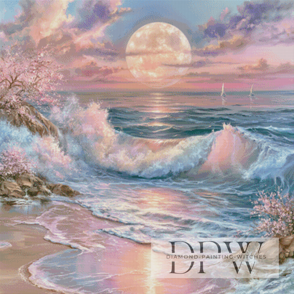 Sound of the waves by CreatiVart with 140 colors