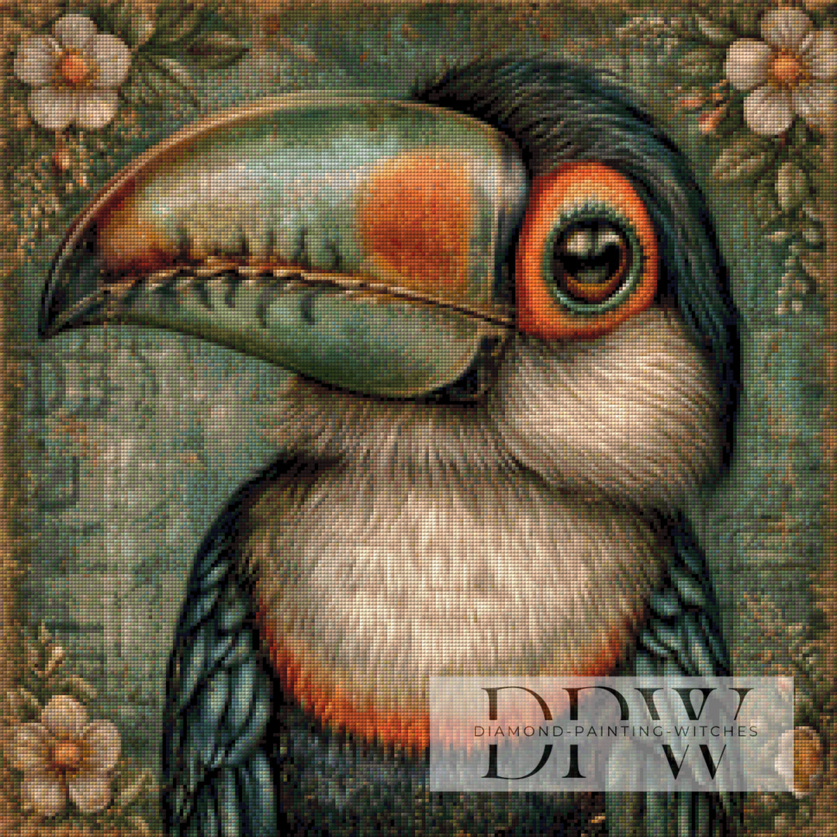 Toucan by CreatiVart mit 140 Farben