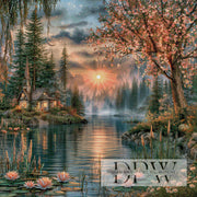 When Evening Falls by CreatiVart with 222 colors