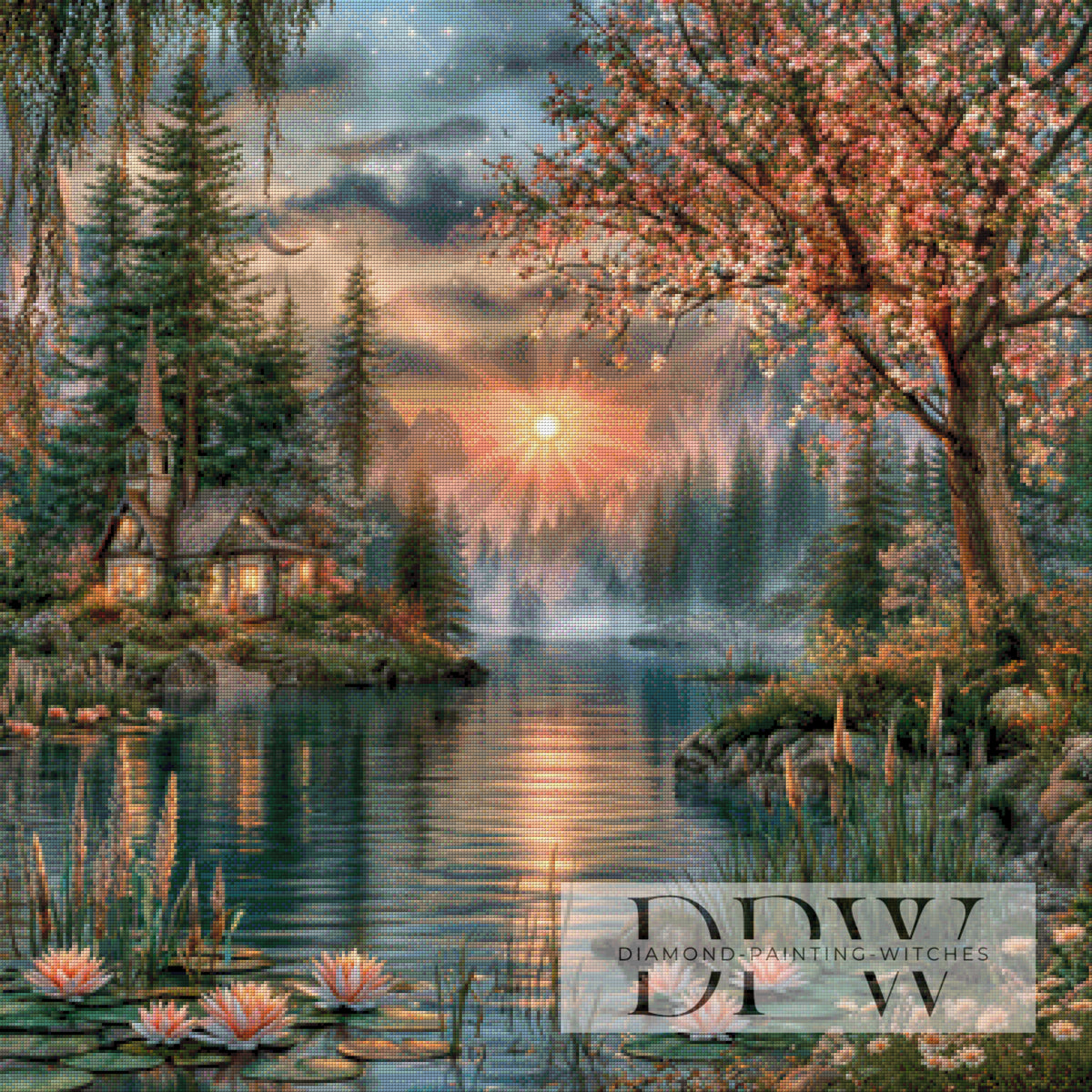 CreatiVartによる「Wenn es Abend wird」、222色展開