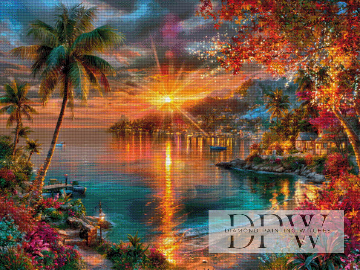 A dreamlike day draws to a close by CreatiVart with 350 colors