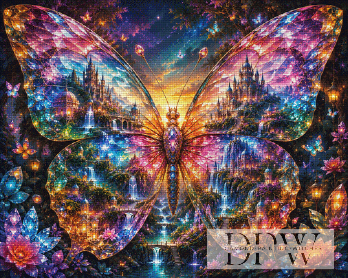 Fairy-tale butterfly by theA.art with 410 colors