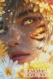 Tiger Girl by theA.art with 222 colors