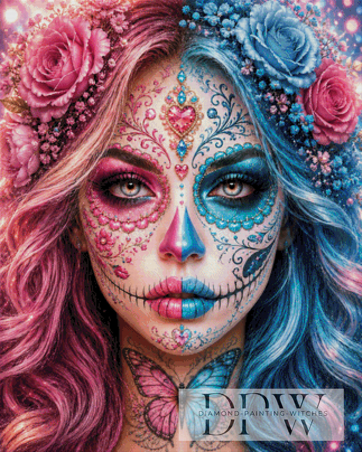 RedBlue Muerta by theA.art mit 250 Farben